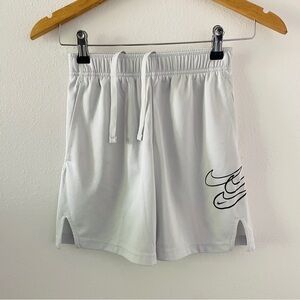 Nike Youth Small White Athletic Shorts